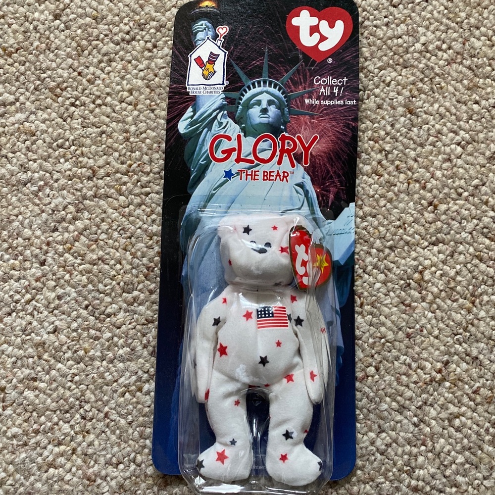 McDonalds Ty Glory The Bear, Rare
